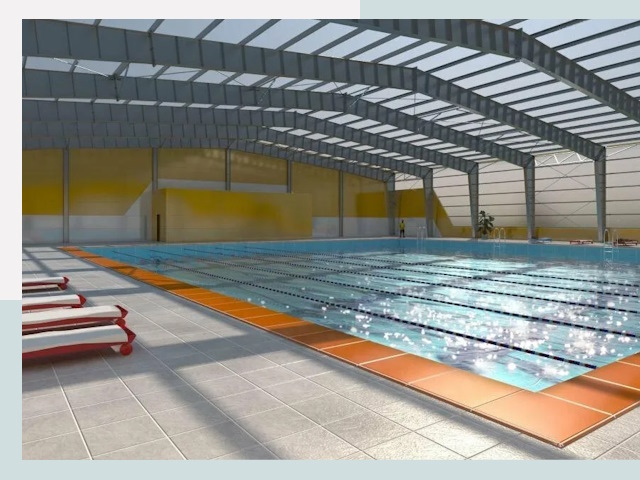 Строительство крытых бассейнов в Скопине