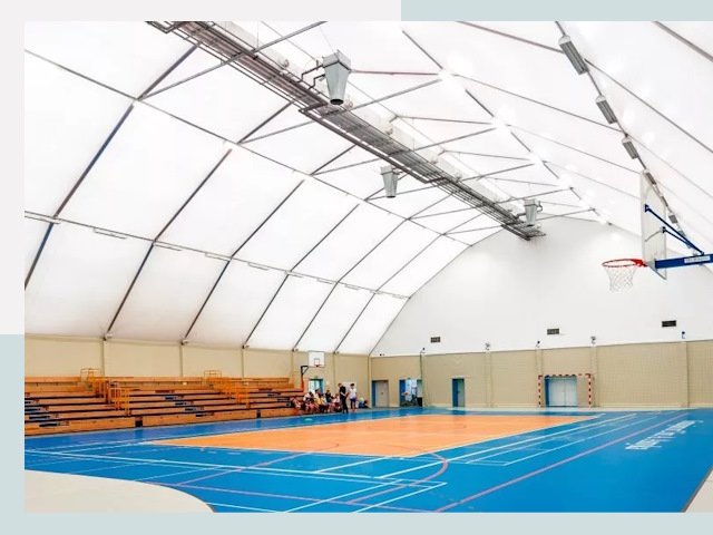 Строительство спортивных залов в Скопине