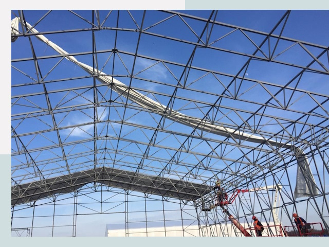 Шатровые ангары от 625 руб. в Скопине и Рязанской области