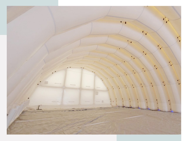 Пневмокаркасные ангары в Скопине