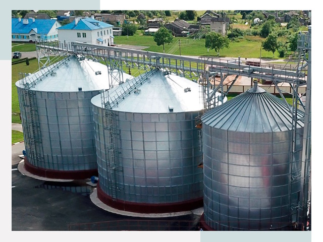 Металлические силосы в Скопине