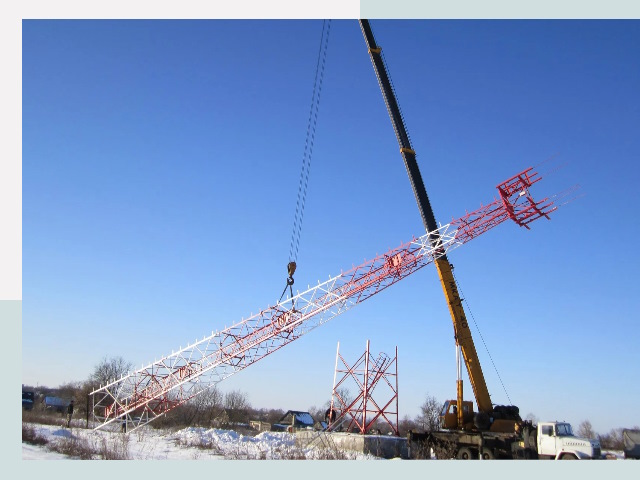 Строительство башен связи в Скопине от 625 руб.