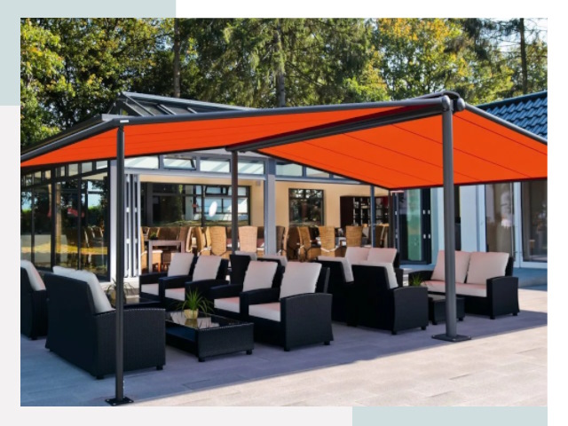 Навесы для кафе и ресторанов в Скопине