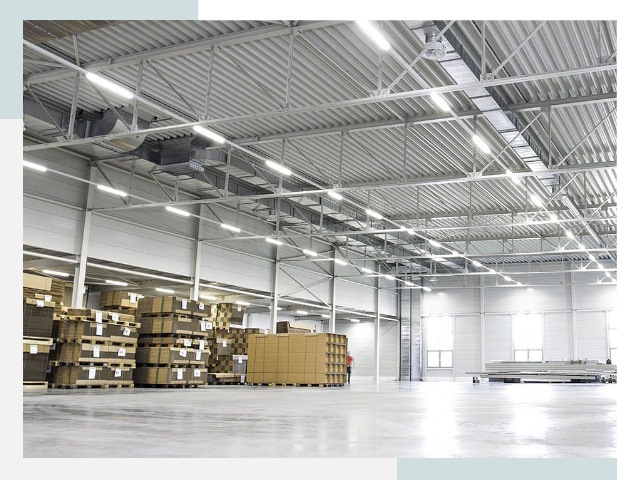 Освещение ангаров в Скопине