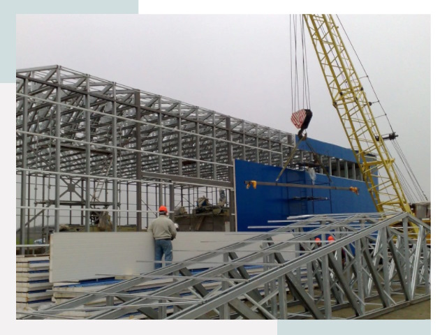 Монтаж ангаров в Скопине