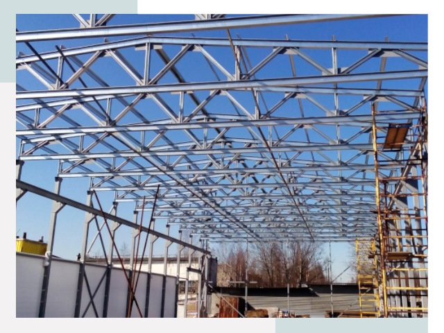 Металлокаркасы для складов в Скопине