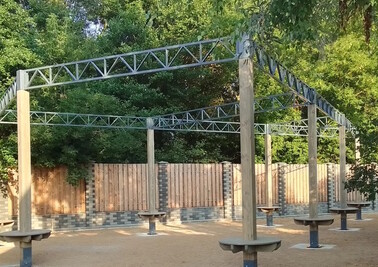 Терраса из металлоконструкций под ключ, проектирование, изготовление и монтаж от СтальСтрой-Скп